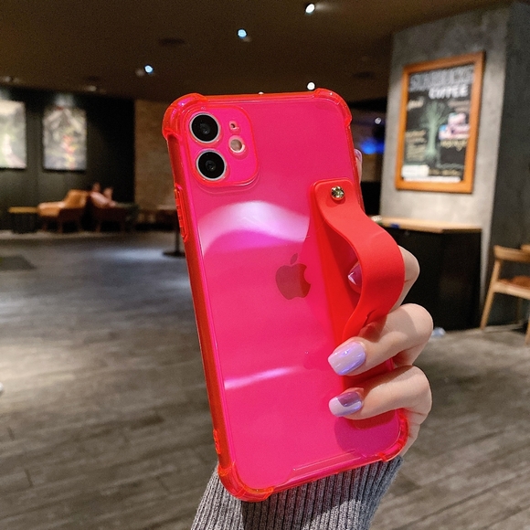 iPhone 12 Case iPhone 12 Pro Max case Bumper Wrist strap Bumper Shockproof - Picture 2 of 13